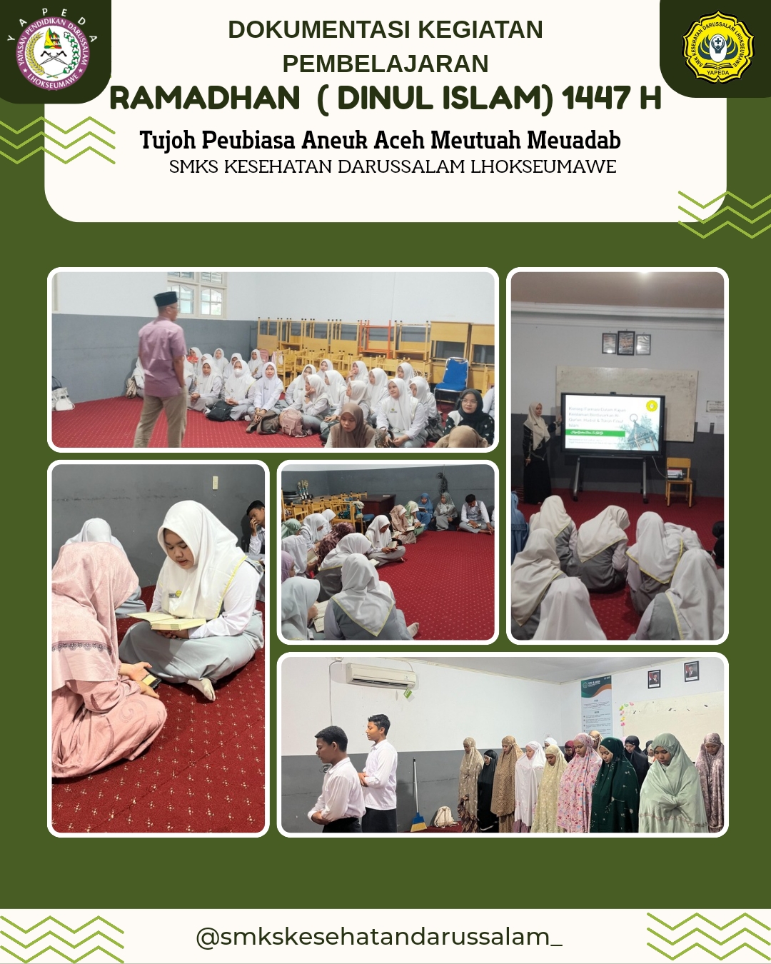 KEGIATAN BELAJAR RAMADHAN DINUL ISLAM 1447H